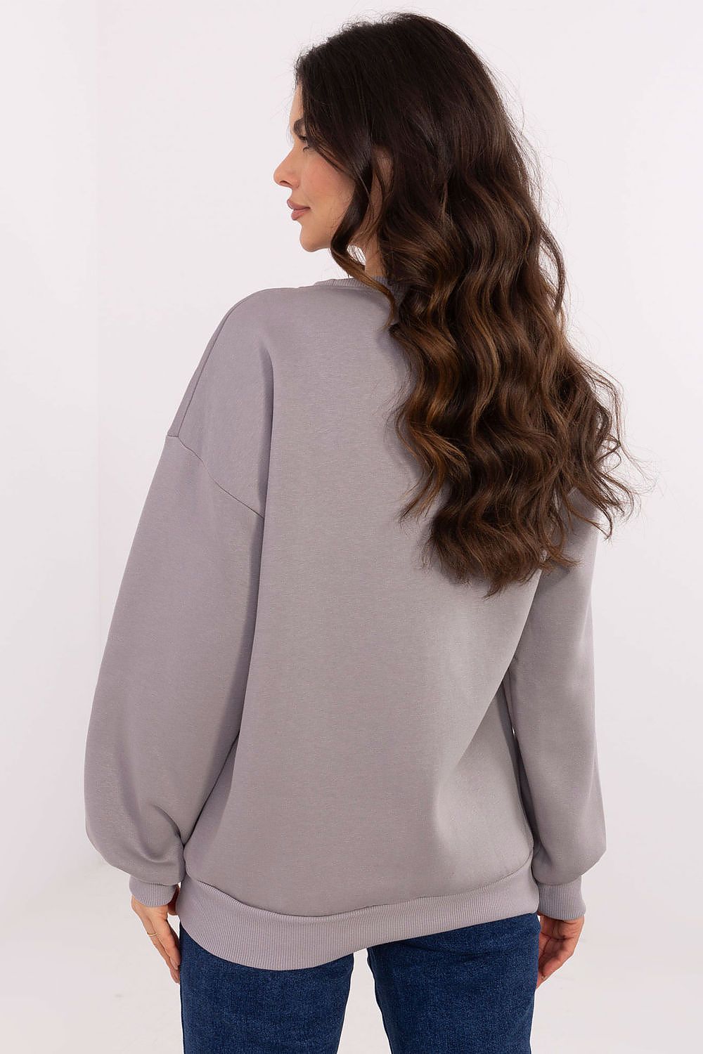 Women Loose Graphic Sweatshirt Urban Style-Women Sweatshirt-LeStyleParfait