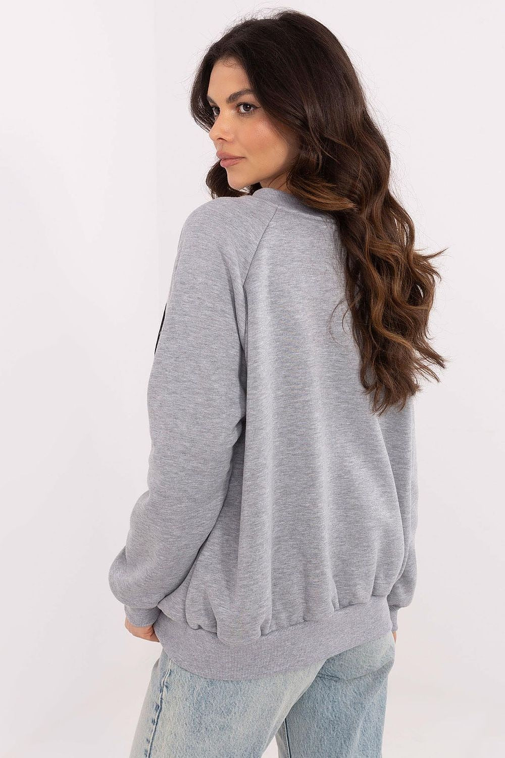 Women Loose Graphic Sweatshirt Urban Style-Women Sweatshirt-LeStyleParfait