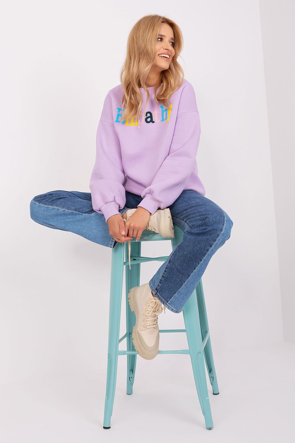 Women Loose Letters Pullover Sweatshirt Essential Style-Women Sweatshirt-LeStyleParfait