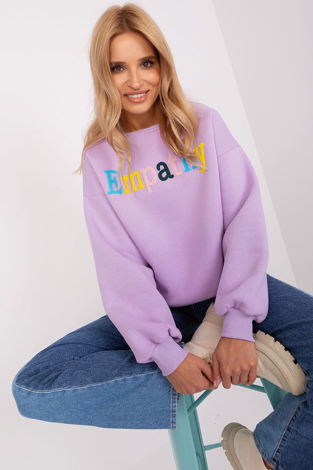 Women Loose Letters Pullover Sweatshirt Essential Style-Women Sweatshirt-LeStyleParfait