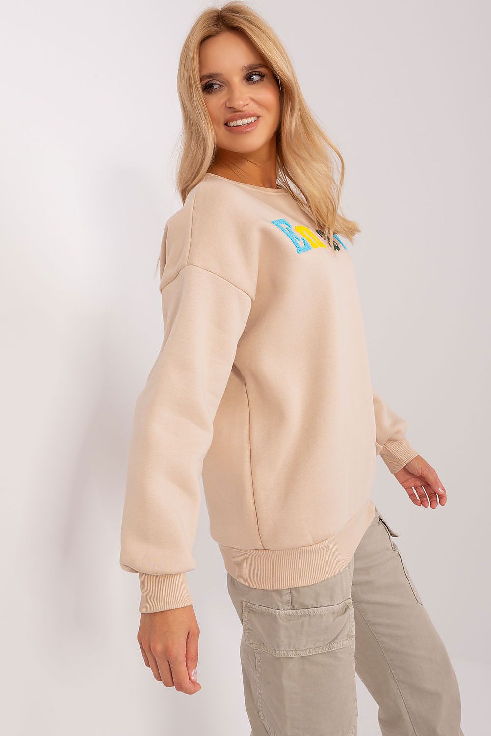 Women Loose Letters Pullover Sweatshirt Essential Style-Women Sweatshirt-LeStyleParfait