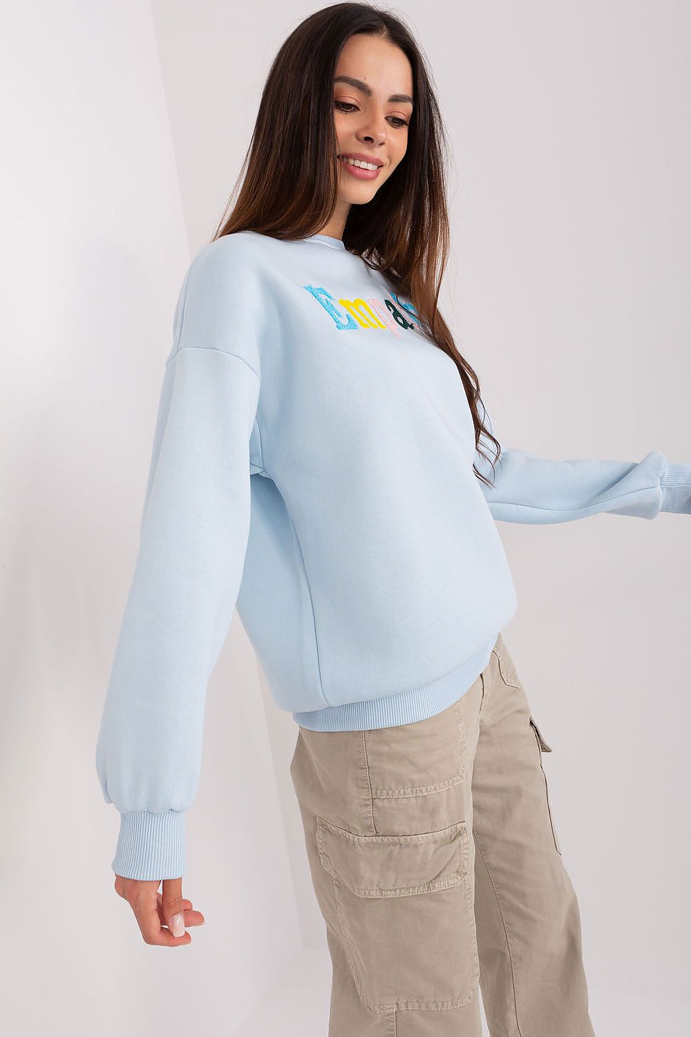 Women Loose Letters Pullover Sweatshirt Essential Style-Women Sweatshirt-LeStyleParfait