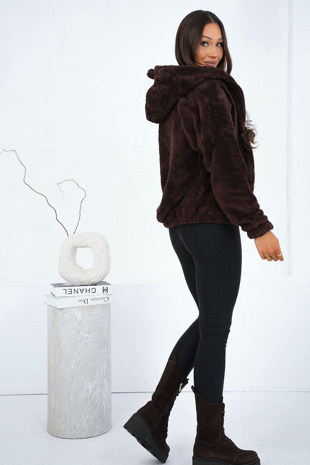Women Loose Plain-Solid Plain Hoodie Essential Style-Women Hoodie-LeStyleParfait