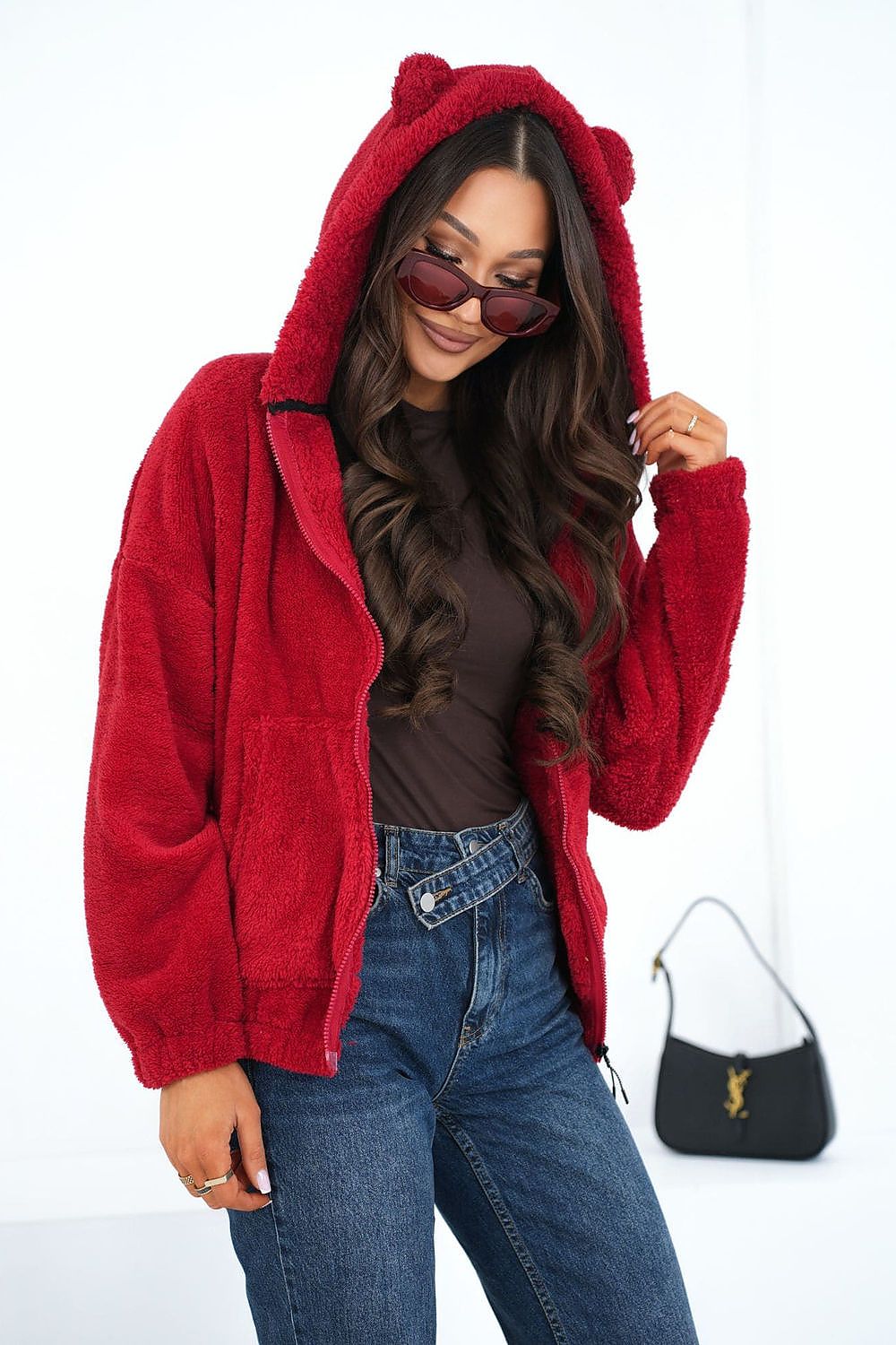 Women Loose Plain-Solid Plain Hoodie Essential Style-Women Hoodie-LeStyleParfait