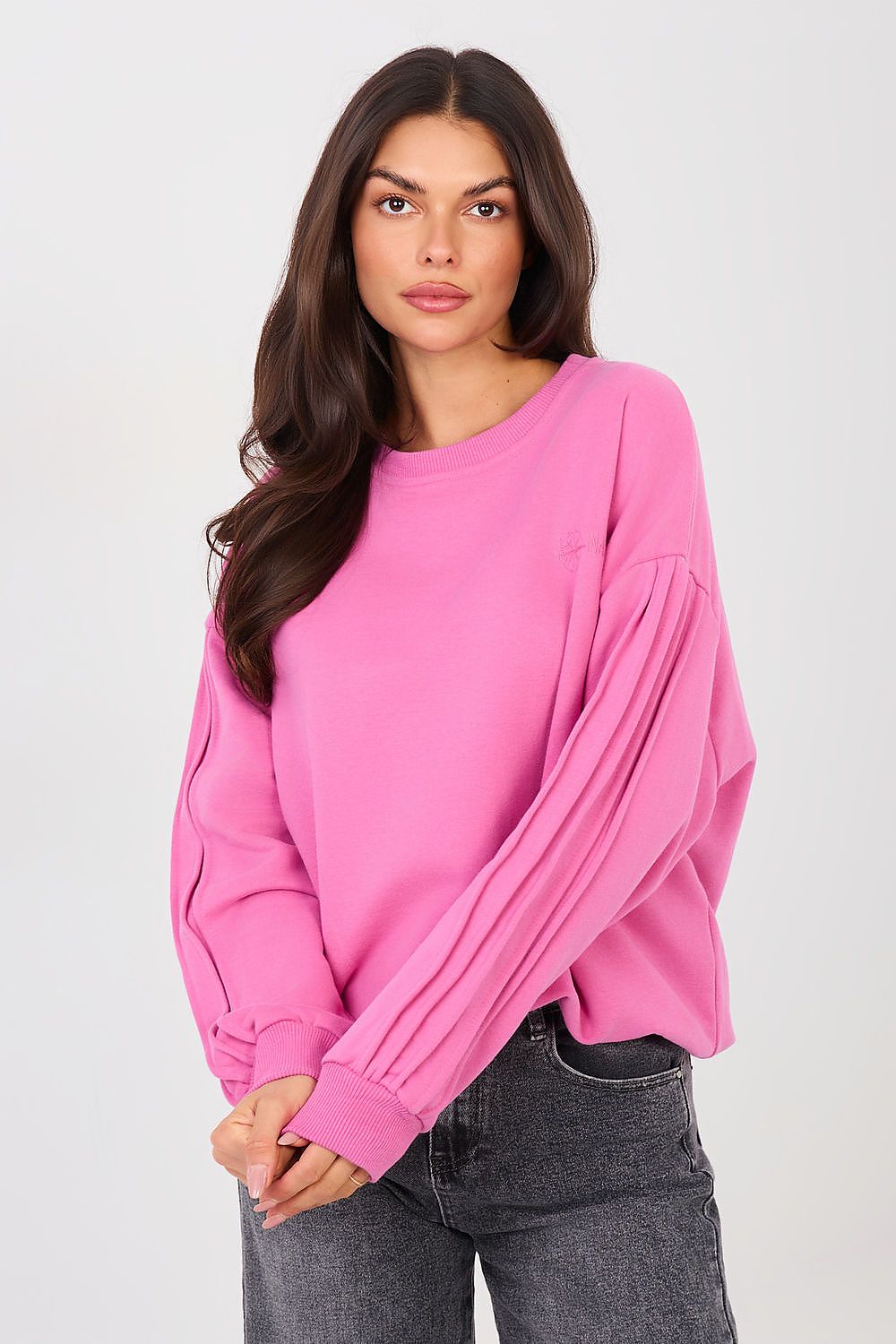 Women Loose Plain-Solid Plain Sweatshirt Essential Style-Women Sweatshirt-LeStyleParfait