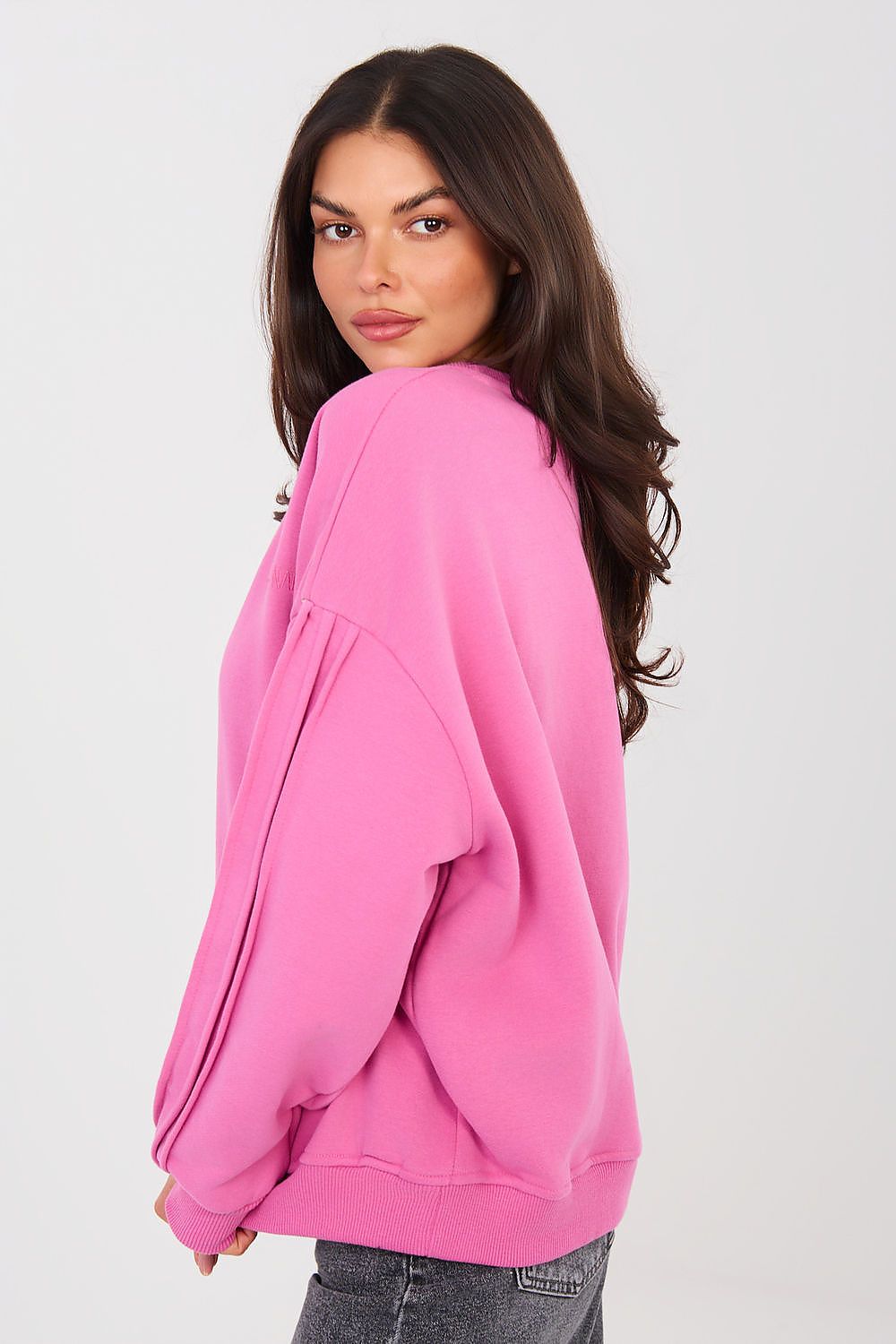 Women Loose Plain-Solid Plain Sweatshirt Essential Style-Women Sweatshirt-LeStyleParfait
