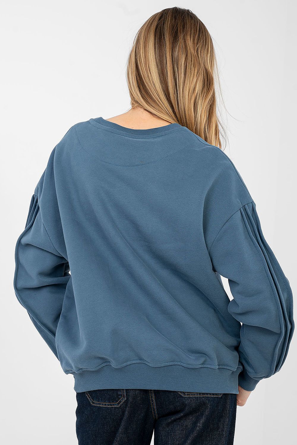 Women Loose Plain-Solid Plain Sweatshirt Essential Style-Women Sweatshirt-LeStyleParfait