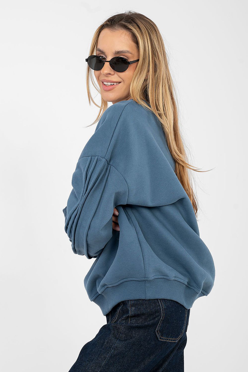 Women Loose Plain-Solid Plain Sweatshirt Essential Style-Women Sweatshirt-LeStyleParfait
