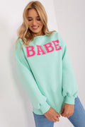Women Loose Printed Sweatshirt Trend Style-Women Sweatshirt-LeStyleParfait