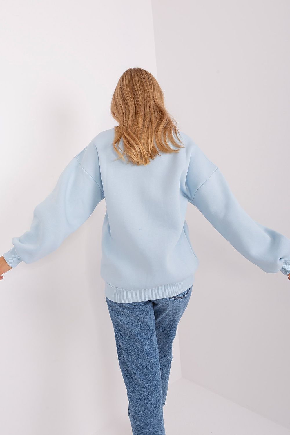 Women Oversized Logo Crewneck Sweatshirt Street Style-Women Sweatshirt-LeStyleParfait
