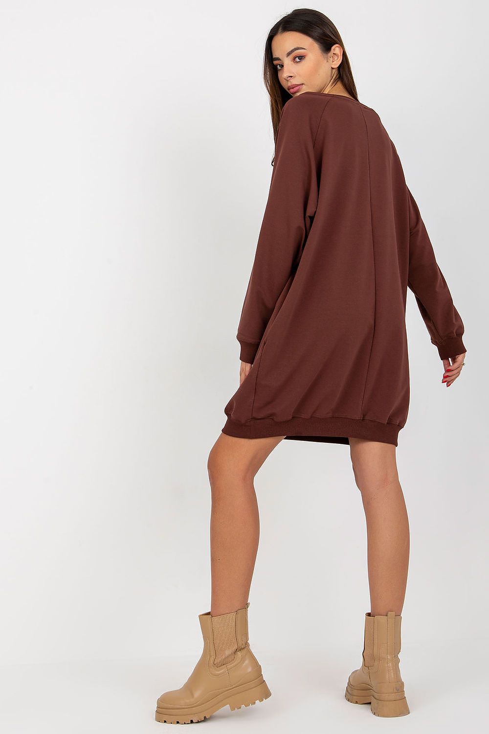 Women Oversized Printed Longline Sweatshirt Street Style-Women Sweatshirt-LeStyleParfait