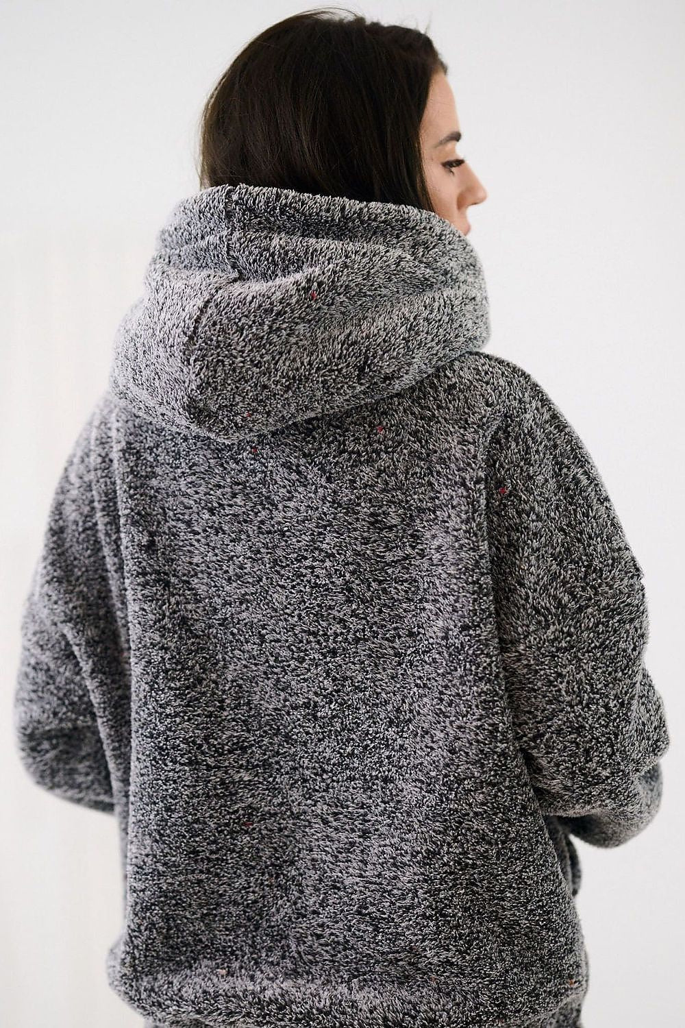 Women Plain-Solid Loose Hoodie Essential Style-Women Hoodie-LeStyleParfait