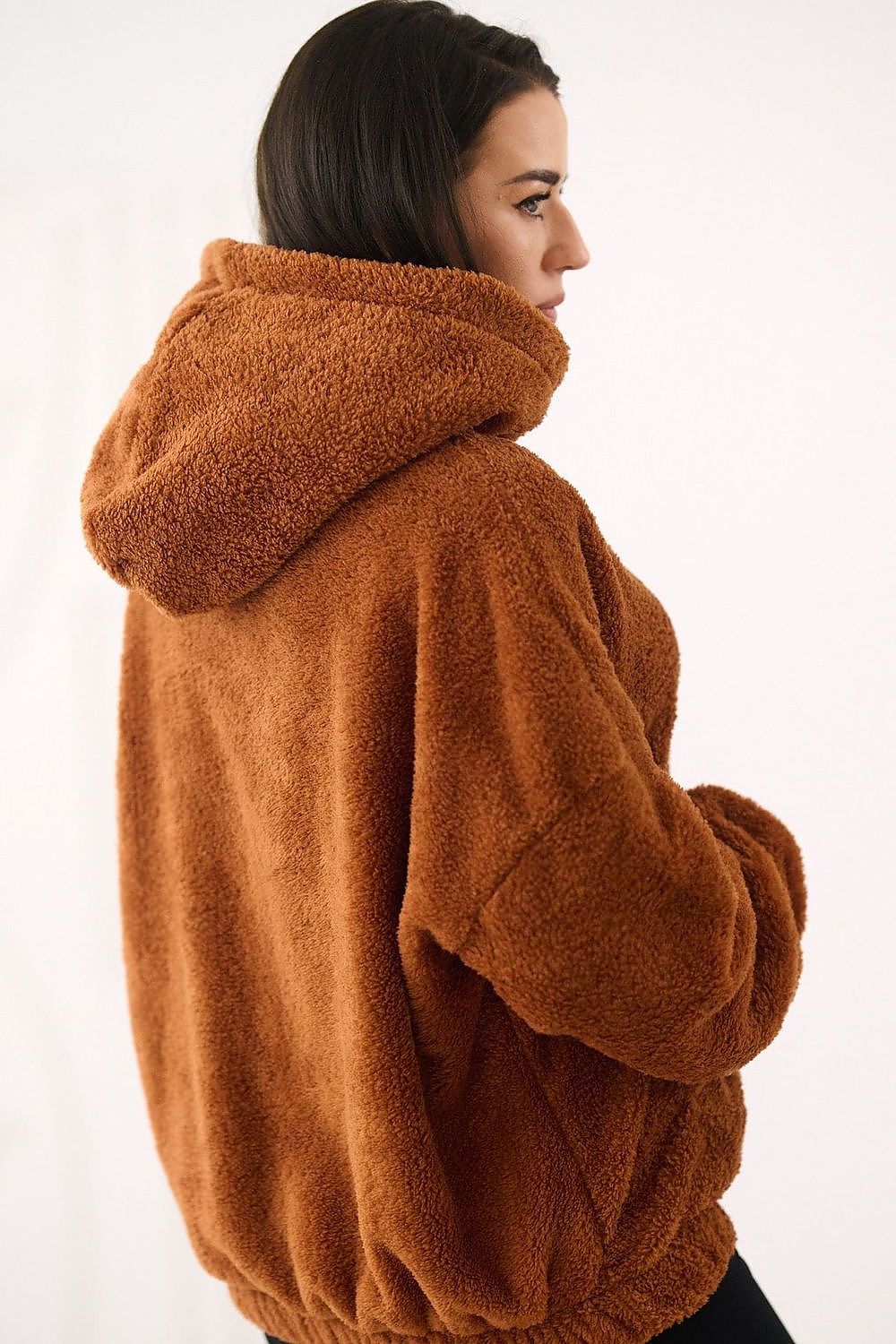 Women Plain-Solid Loose Hoodie Essential Style-Women Hoodie-LeStyleParfait