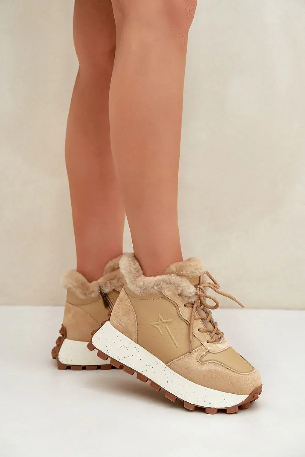 Women Platform Sneaker Boots Insulated Outdoor Travel Shoes-women sneakers-LeStyleParfait