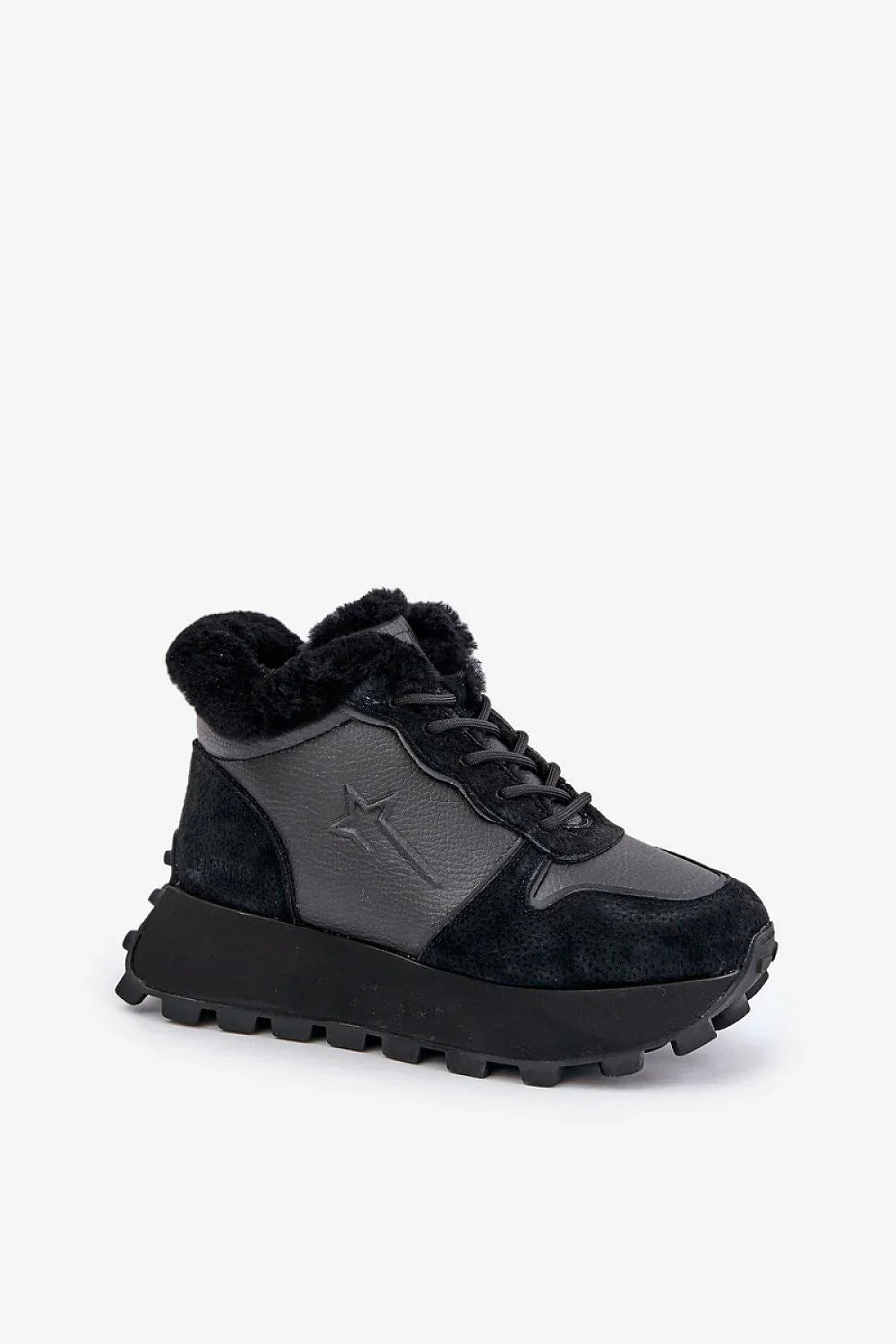 Women Platform Sneaker Boots Slip Resistant Winter Casual Shoes-women sneakers-LeStyleParfait