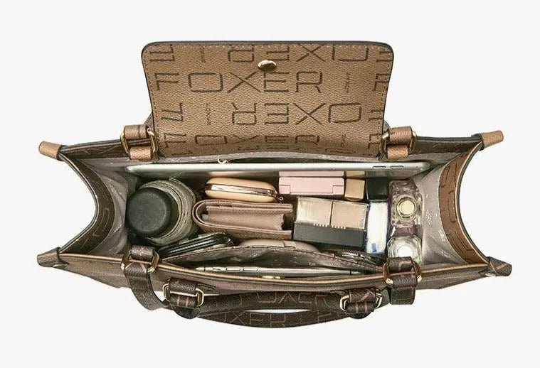 Women Printed Leather Handbag - Handbag - LeStyleParfait