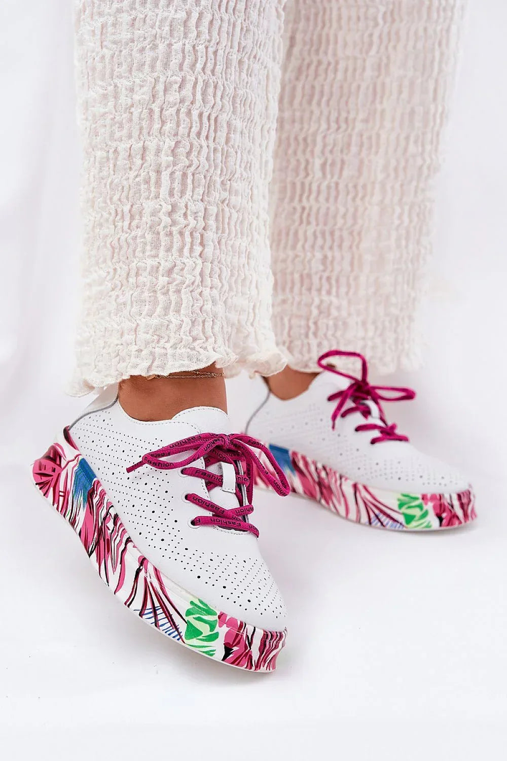 Women Printed Platform Sneakers Casual Streetwear Shoes-women sneakers-LeStyleParfait