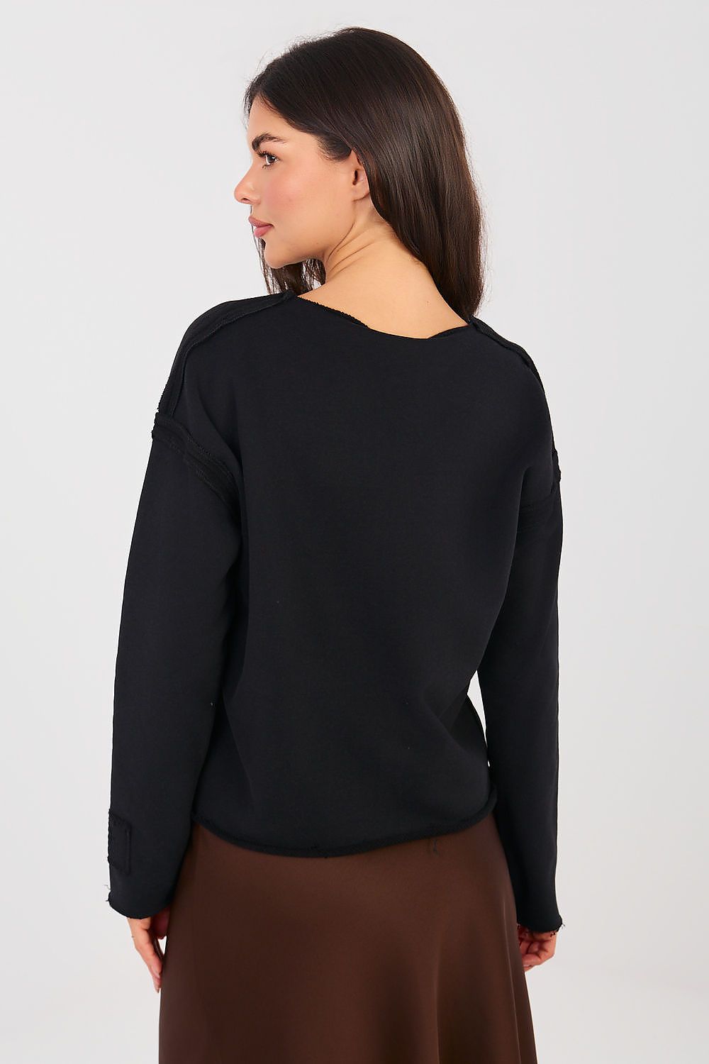 Women Regular Embroidered Crewneck Sweatshirt Premium Style-Women Sweatshirt-LeStyleParfait