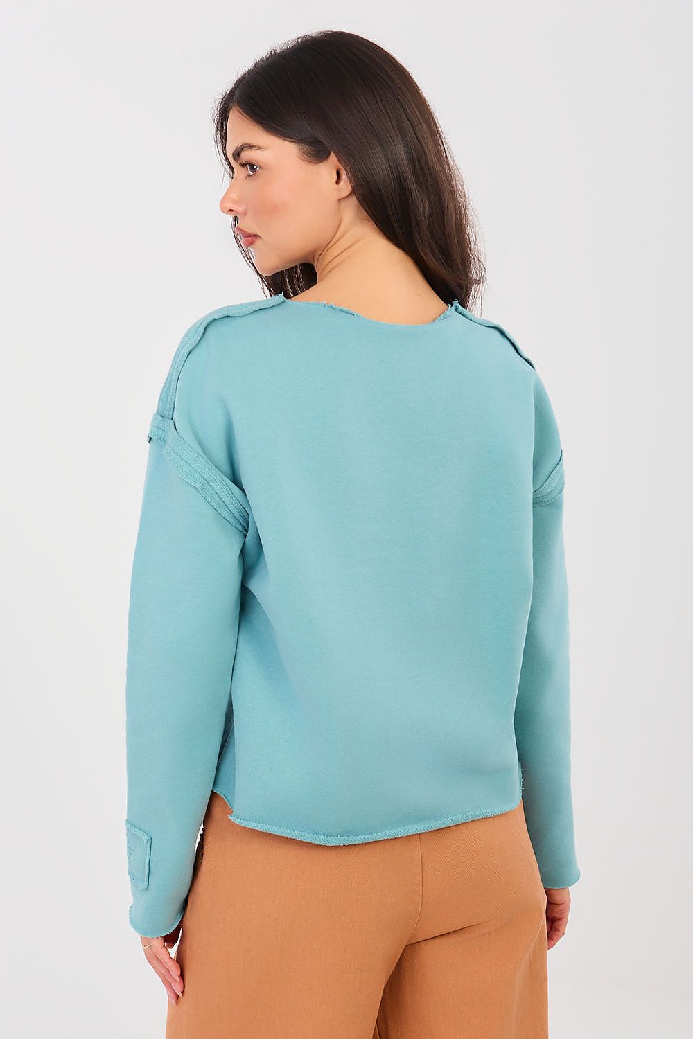 Women Regular Embroidered Crewneck Sweatshirt Premium Style-Women Sweatshirt-LeStyleParfait