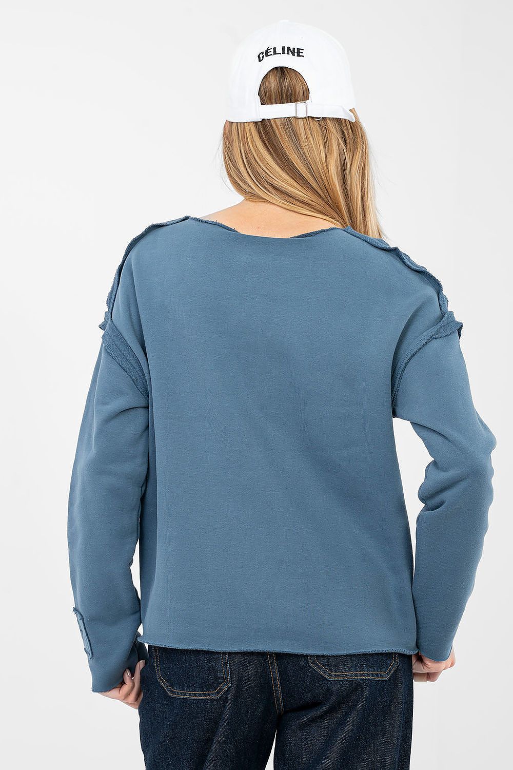 Women Regular Embroidered Crewneck Sweatshirt Premium Style-Women Sweatshirt-LeStyleParfait