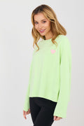 Women Regular Embroidered Crewneck Sweatshirt Premium Style-Women Sweatshirt-LeStyleParfait