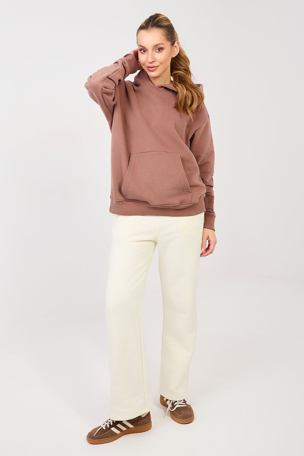 Women Regular Embroidered Pullover Hoodie Premium Style-Women Hoodie-LeStyleParfait