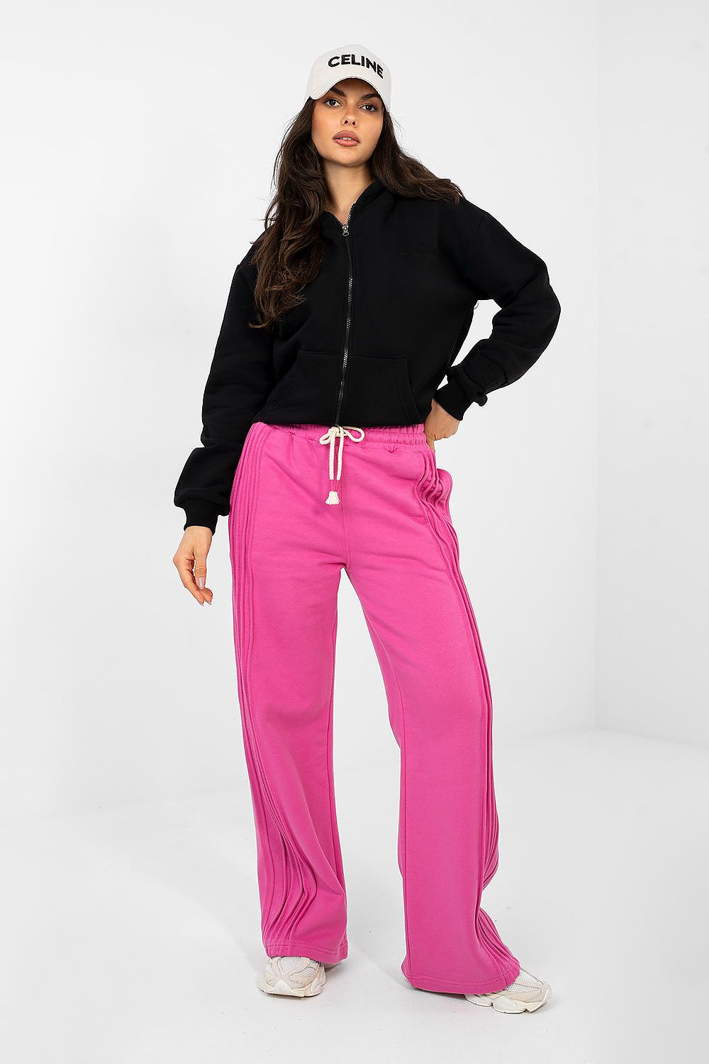 Women Regular Embroidered Zip-Up Hoodie Premium Style-Women Hoodie-LeStyleParfait