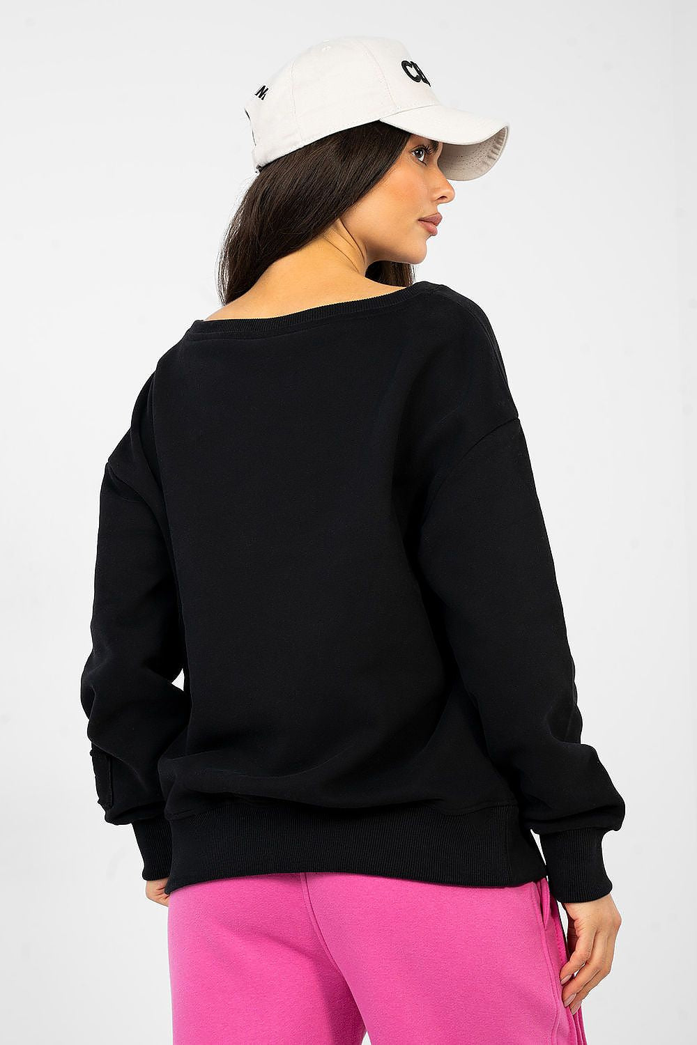 Women Regular Plain-Solid Plain Sweatshirt Essential Style-Women Sweatshirt-LeStyleParfait
