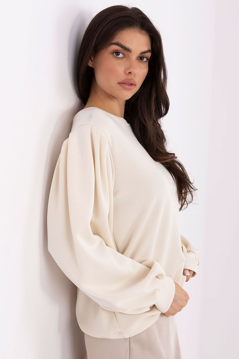 Women Regular Plain-Solid Plain Sweatshirt Essential Style-Women Sweatshirt-LeStyleParfait