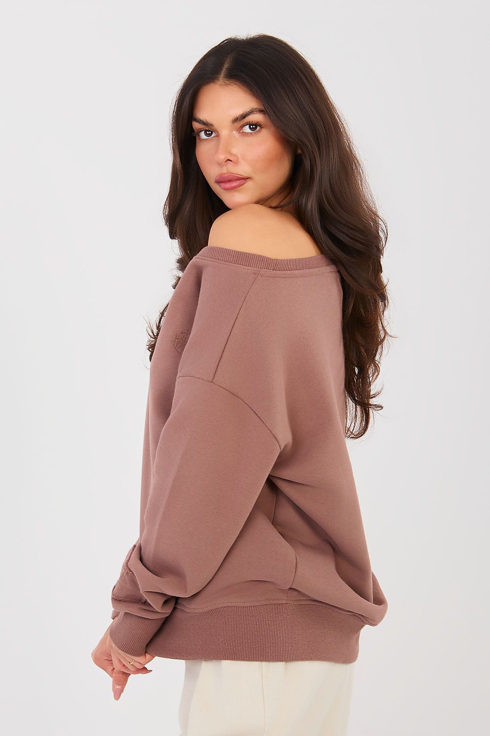 Women Regular Plain-Solid Plain Sweatshirt Essential Style-Women Sweatshirt-LeStyleParfait