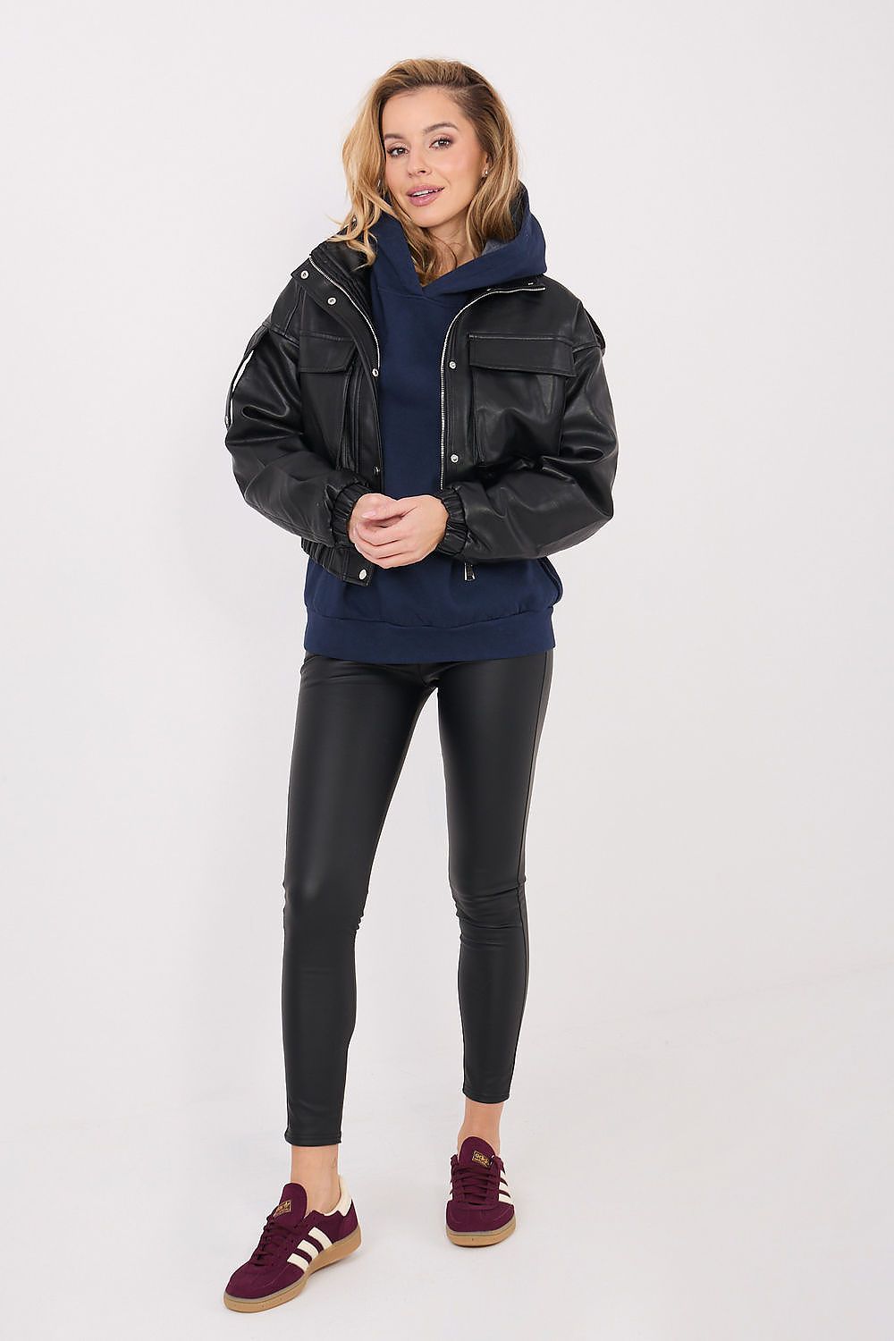 Women Regular Plain-Solid Pullover Hoodie Essential Style-Women Sweatshirt-LeStyleParfait