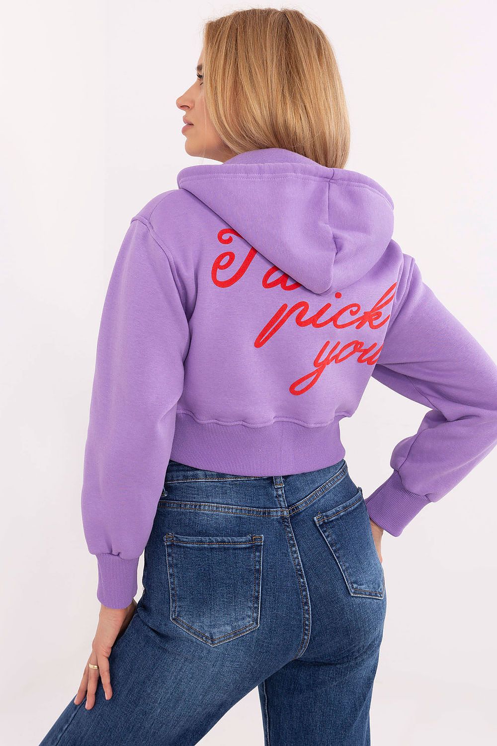 Women Regular Printed Crop Hoodie Trend Style-Women Hoodie-LeStyleParfait