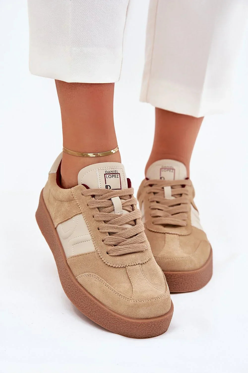 Women Retro Low-Top Sneakers Removable Insole Casual Shoes-women sneakers-LeStyleParfait