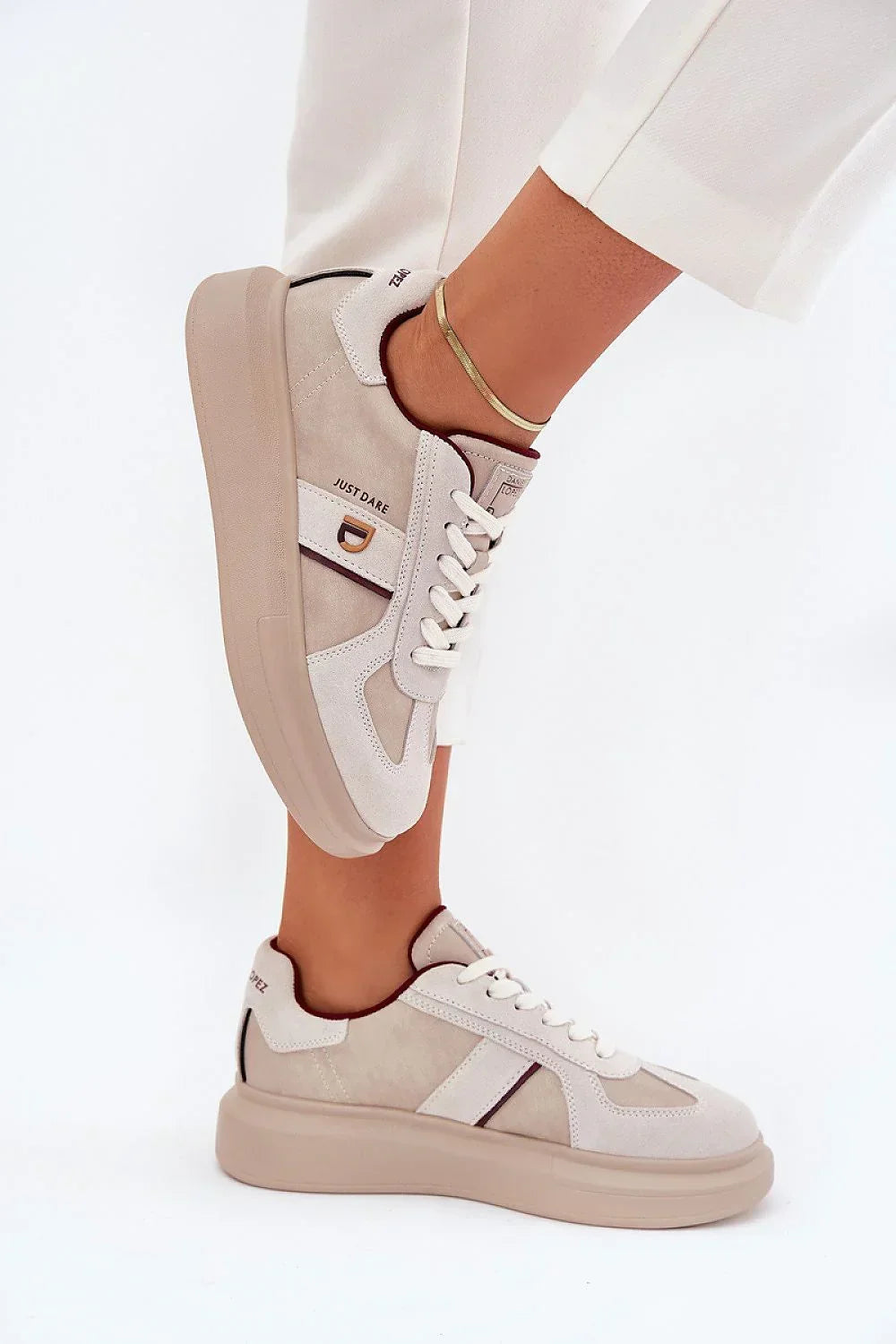 Women Retro Platform Sneakers Removable Insole Casual Shoes-women sneakers-LeStyleParfait