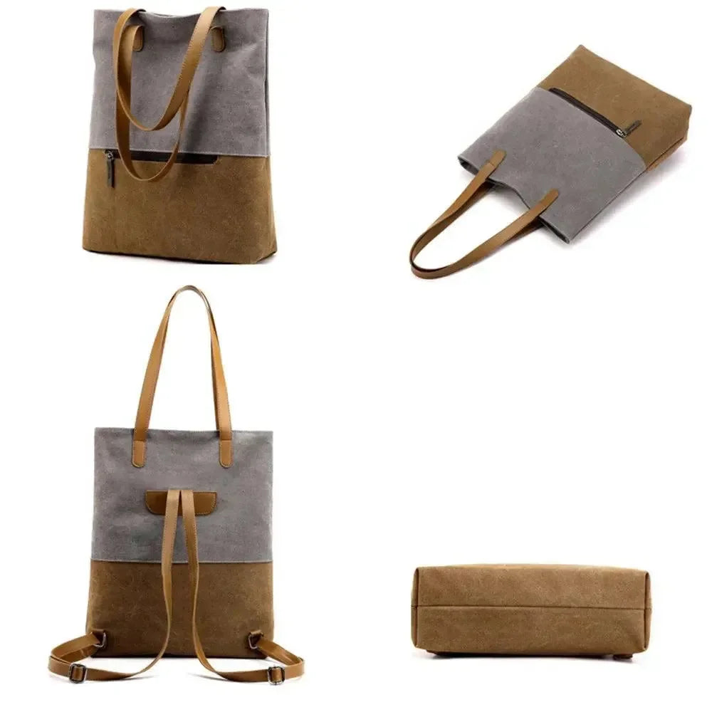 Women's Designer Canvas Backpack - Backpack - LeStyleParfait