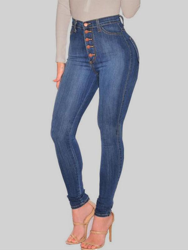 Women's High Waist Skinny Jeans - Women Jeans - LeStyleParfait Kenya