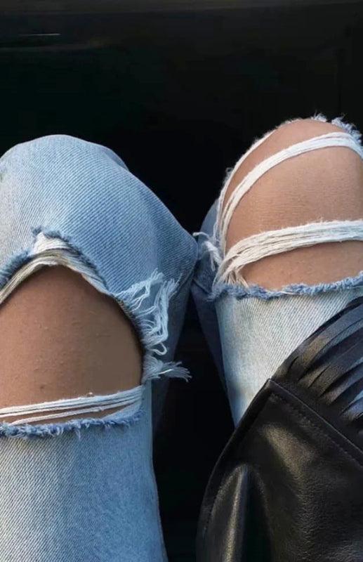 Women's Jeans - Wide Leg Flared Pants - Women Jeans - LeStyleParfait Kenya