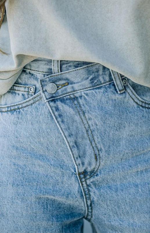 Women's Ripped Jeans - Irregular Waist - Women Jeans - LeStyleParfait Kenya