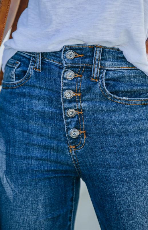Women's Skinny Jeans, Flared Ripped Drag Pants - Women Jeans - LeStyleParfait Kenya