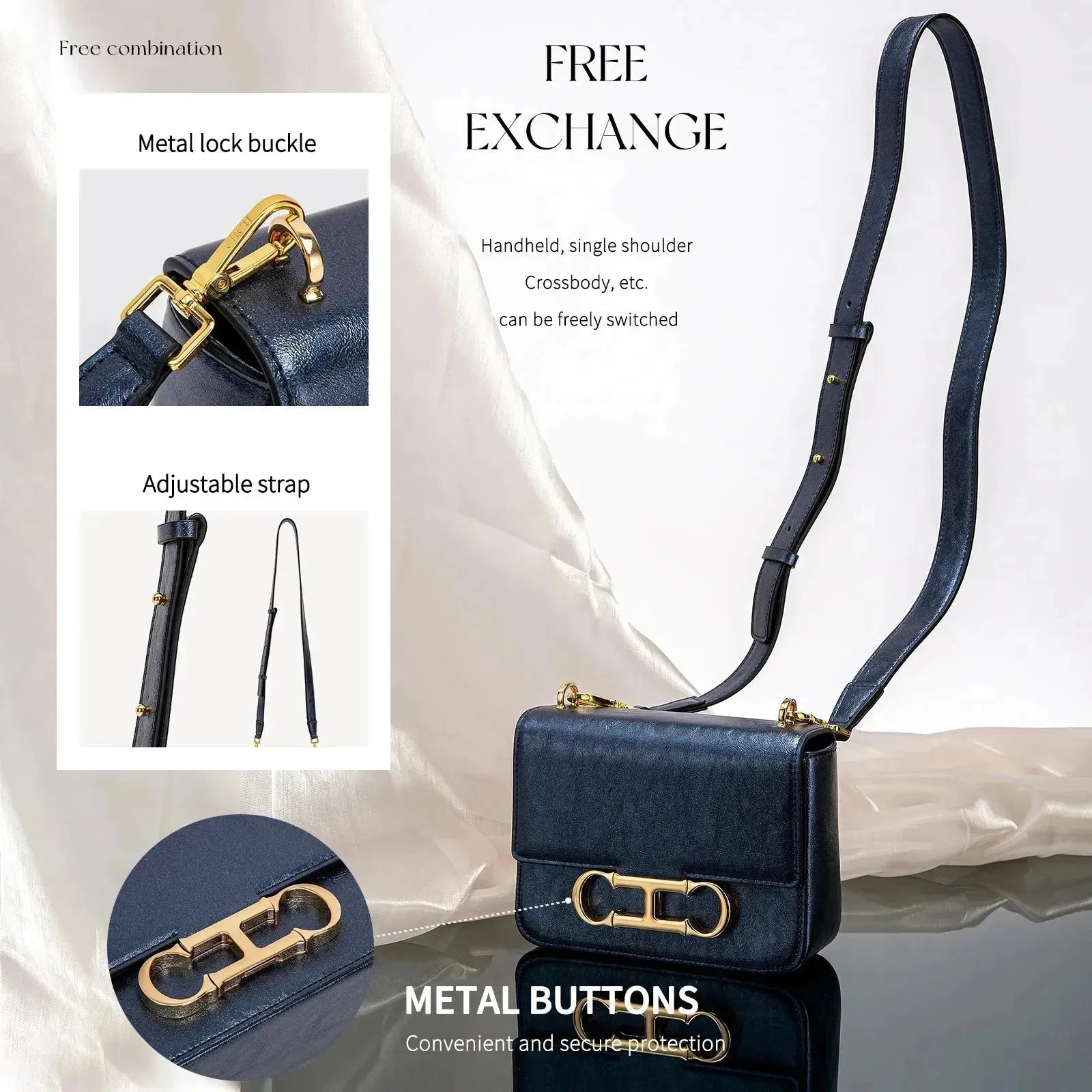 Women Saddle Flip Crossbody Bag - Crossbody Bag - LeStyleParfait