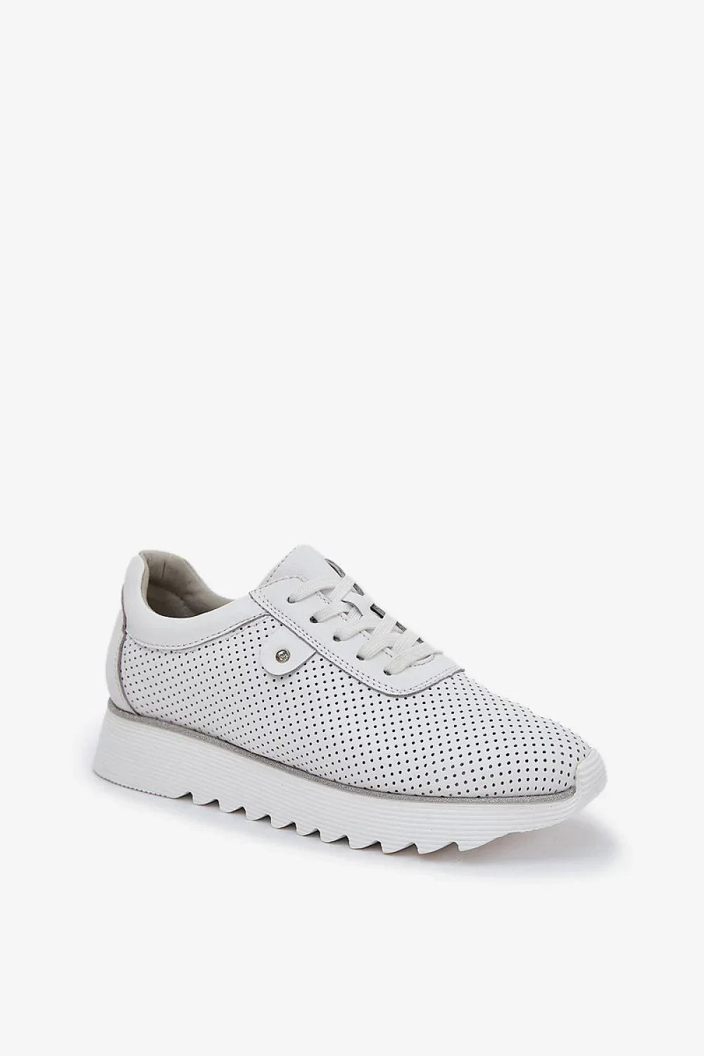 Women Sequin Platform Sneakers Perforated Casual Travel Shoes-women sneakers-LeStyleParfait