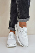 Women Sequin Platform Sneakers Perforated Casual Travel Shoes-women sneakers-LeStyleParfait