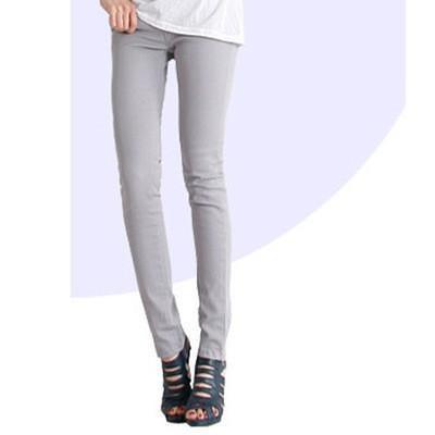 Women Skinny Jeans, Pencil Pants, Grey - Pants - LeStyleParfait Kenya