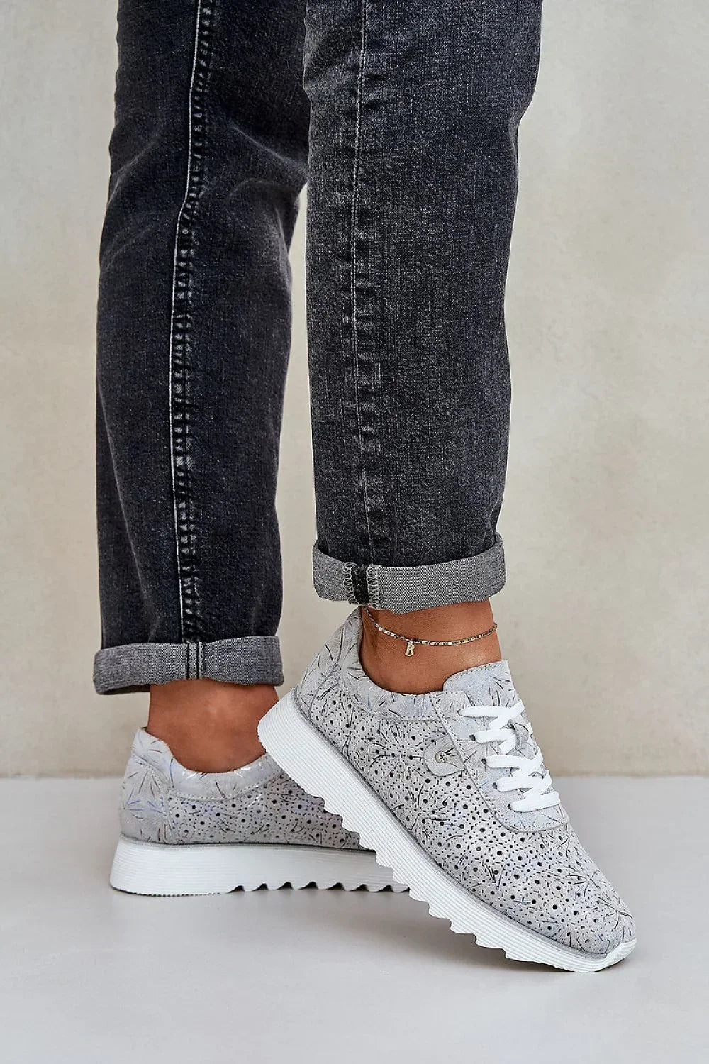 Women Suede Platform Sneakers Sequin Casual Everyday Shoes-women sneakers-LeStyleParfait