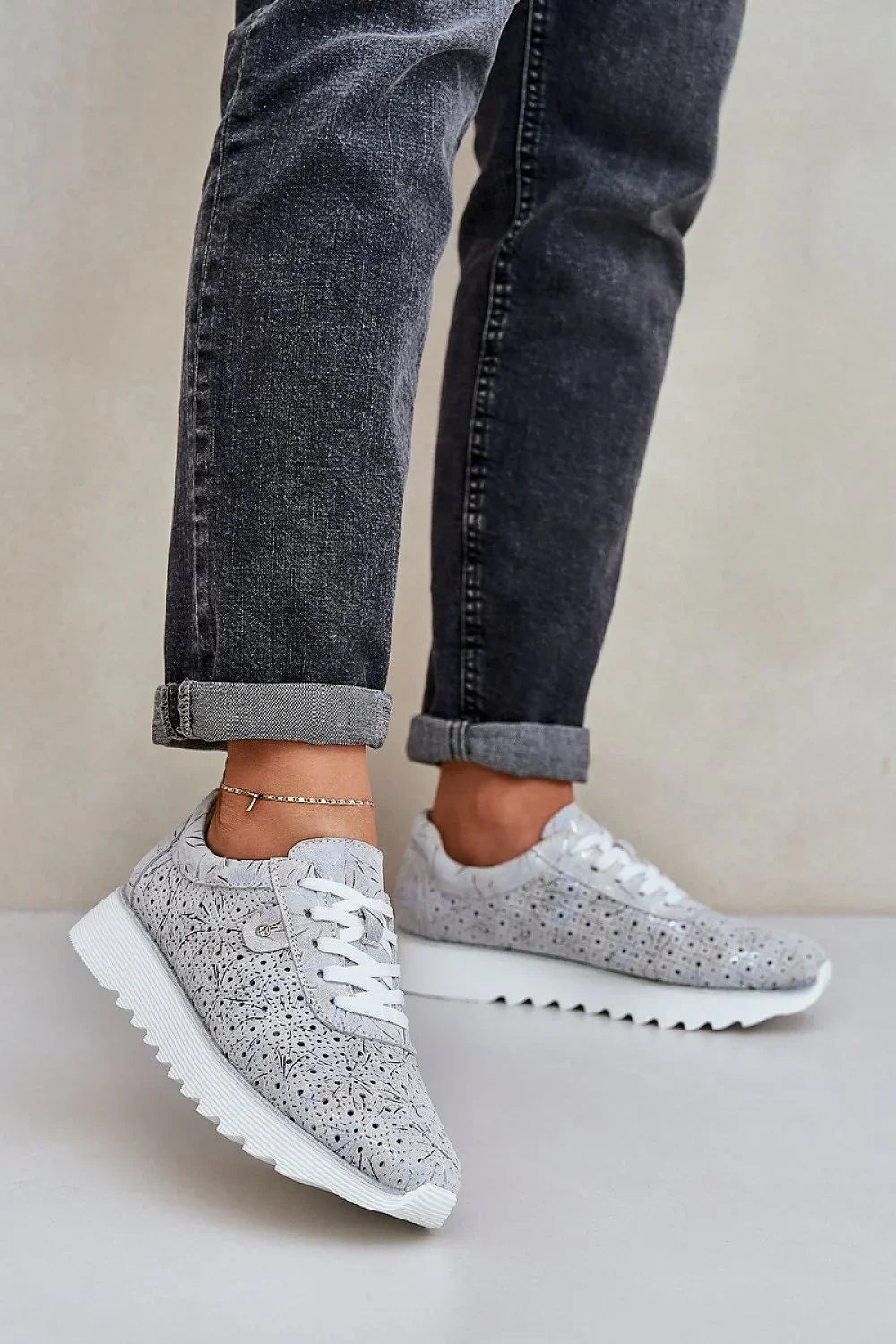 Women Suede Platform Sneakers Sequin Casual Everyday Shoes-women sneakers-LeStyleParfait