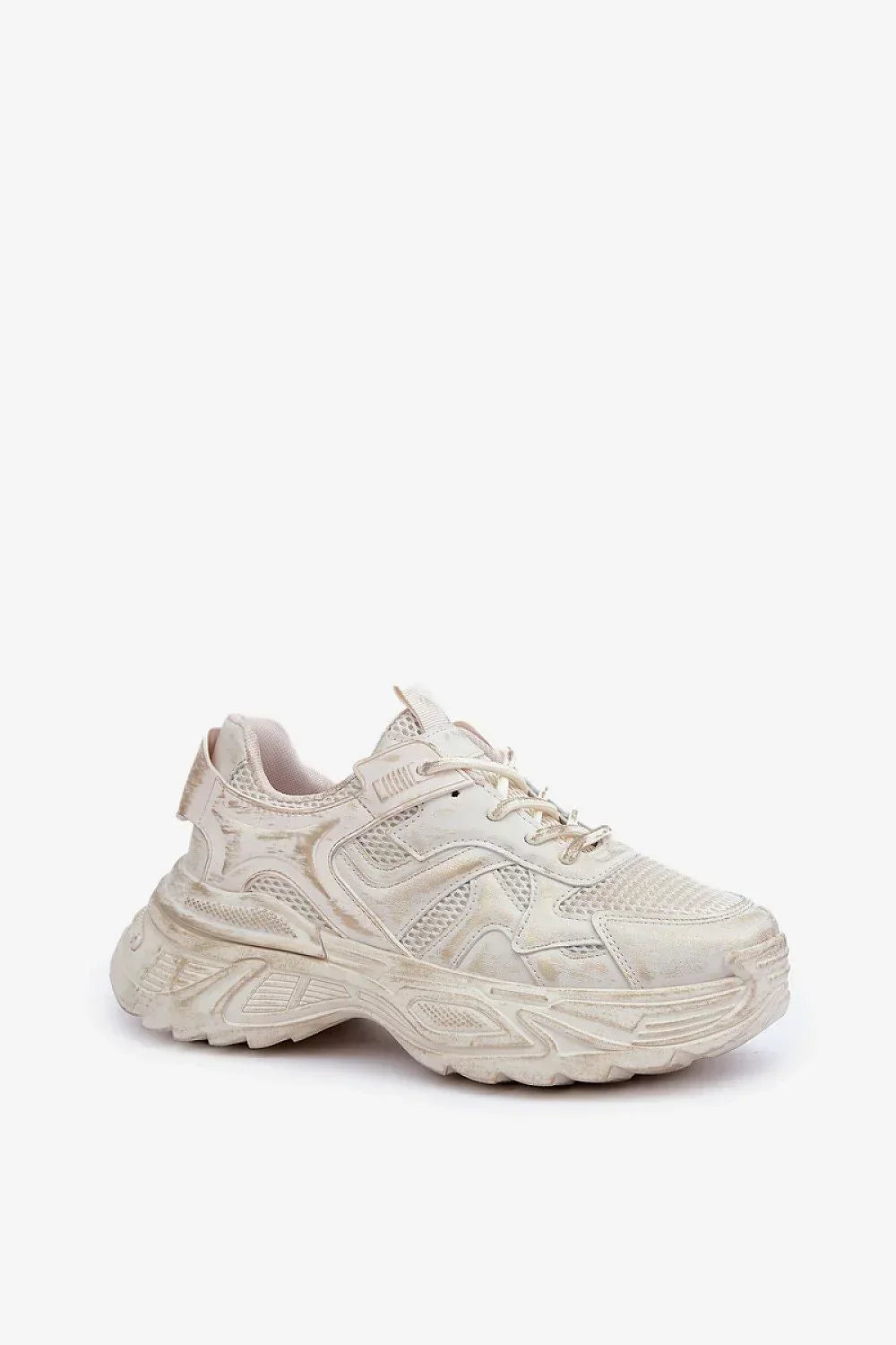 Women Textured Chunky Platform Sneakers Casual Commuter Shoes-women sneakers-LeStyleParfait