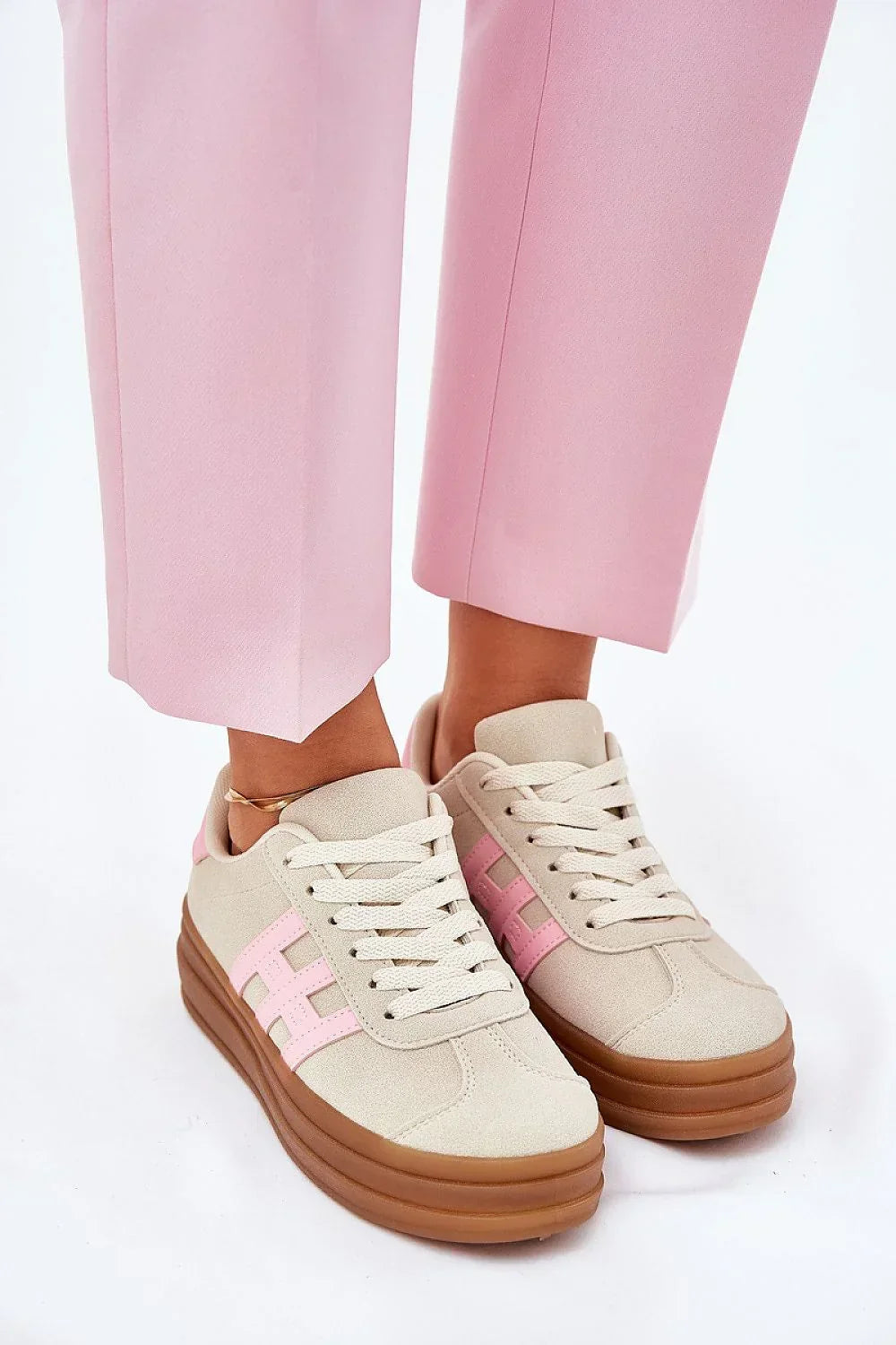 Women Wide Fit Platform Sneakers Casual Travel Comfort Shoes-women sneakers-LeStyleParfait