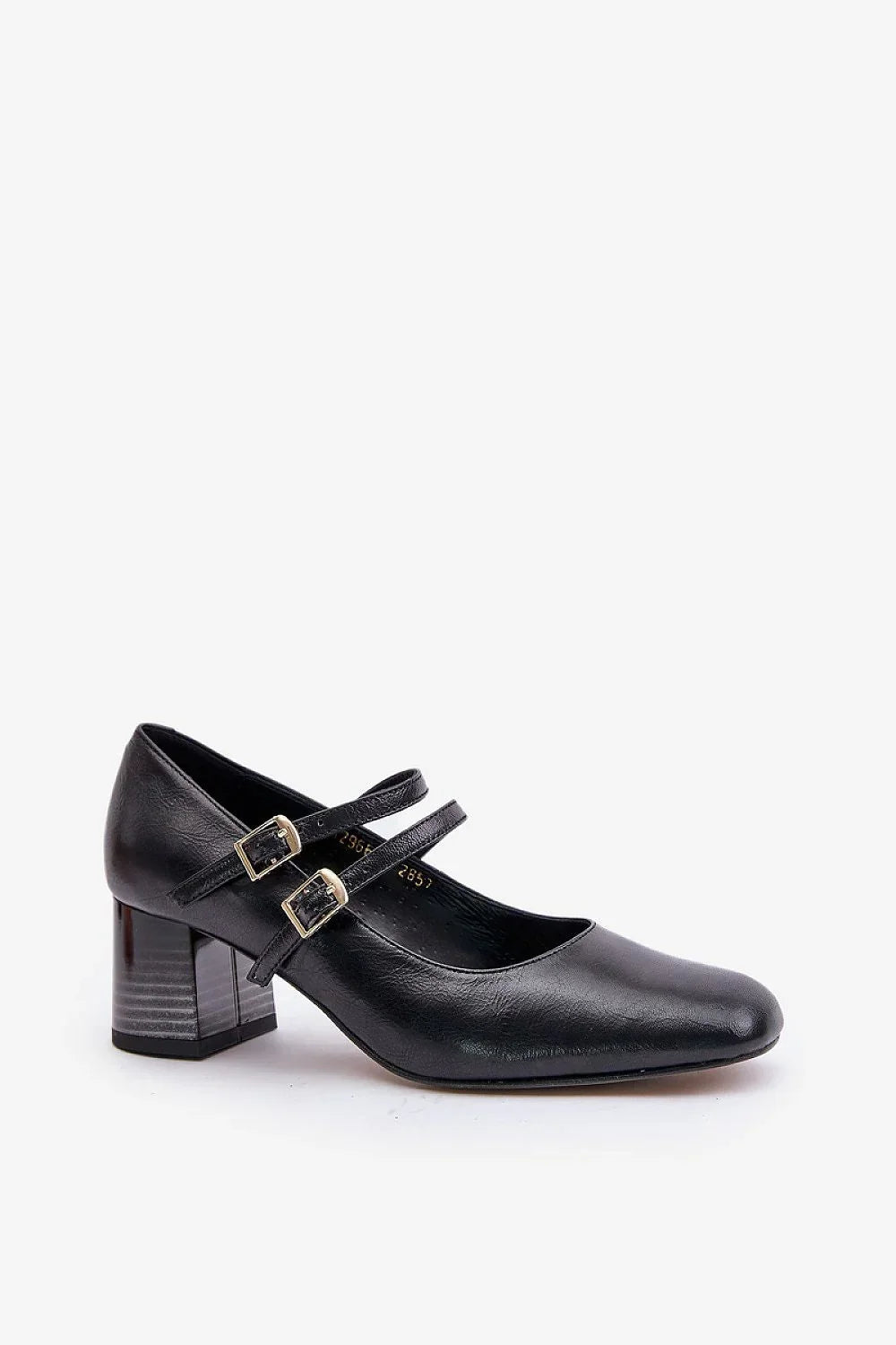 Women's Black Mary Jane Block Heel Pumps-Pumps Shoes-LeStyleParfait