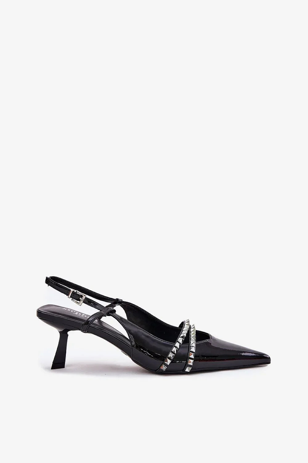 Escarpins Femme noirs à boucle et talon aiguille-Escarpins Femme-LeStyleParfait