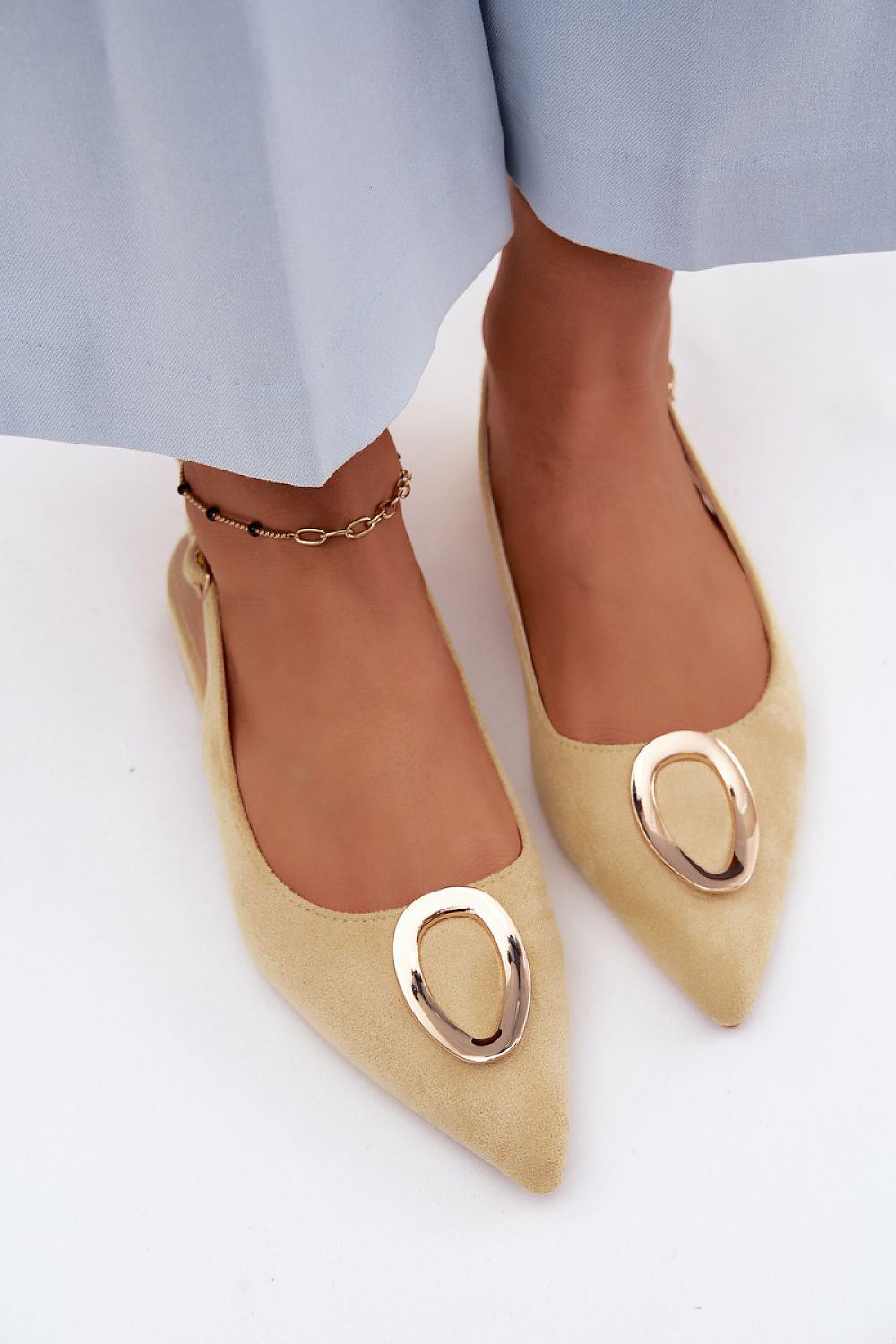 Women’s Casual Flat Suede Sandals-Women's Sandals-LeStyleParfait